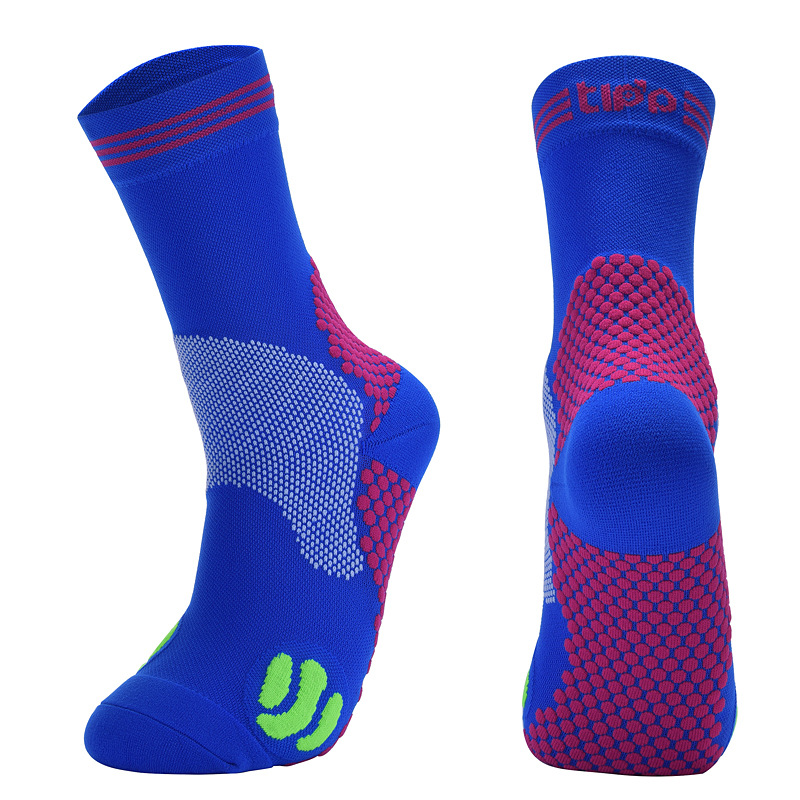 Professional Sports Socks Men Crew Marathon Bicycle Ferric Compression Socks Cycling Socks